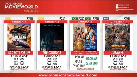 robinsons malolos cinema now showing